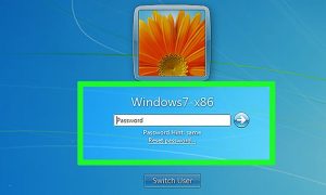 حذف پسورد ویندوز 7